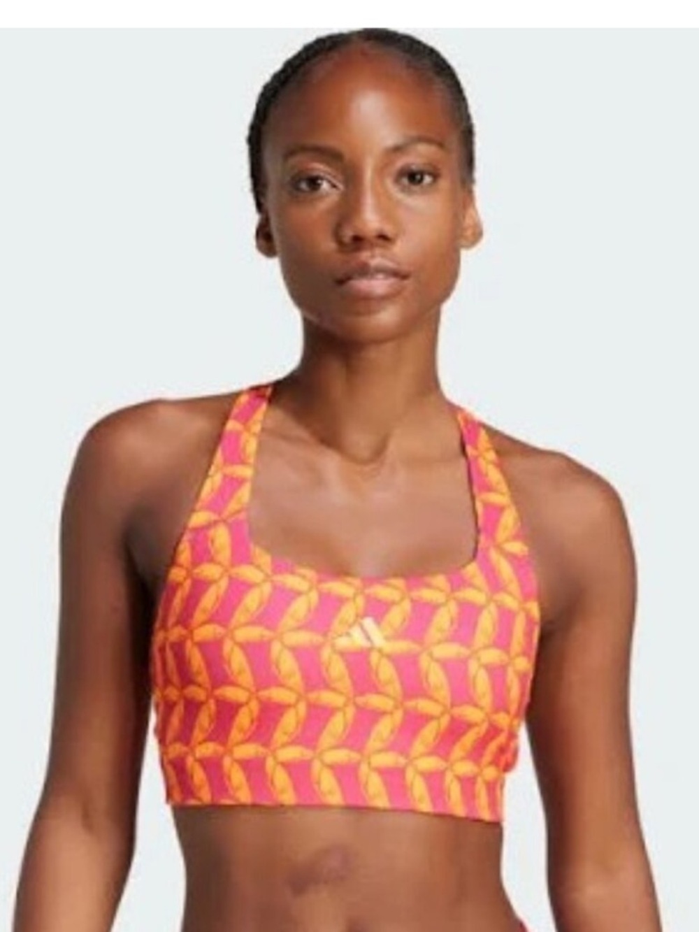 FARM Rio X Adidas Tucan Print Sports Bra,